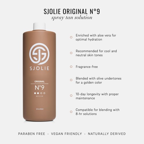 Sjolie spray tan solution - sjolie,