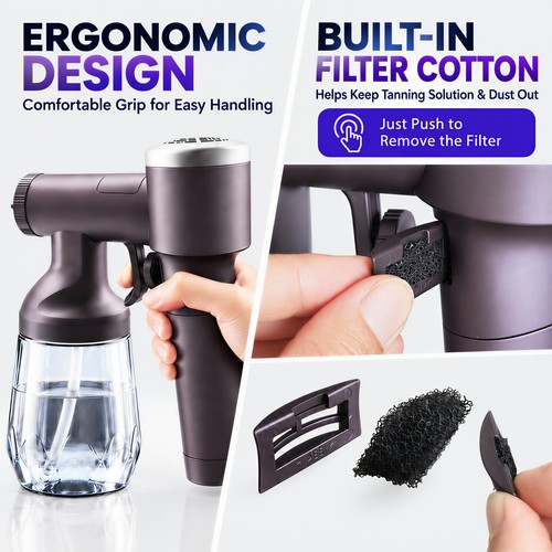 Cordless self tanner machine - cordless,