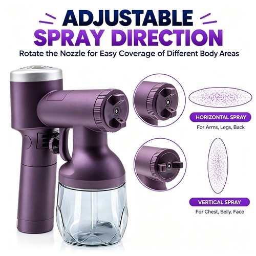 Rechargeable spray tan gun - rechargeable, for