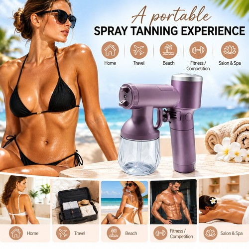 Cordless spray tan machine - tan,